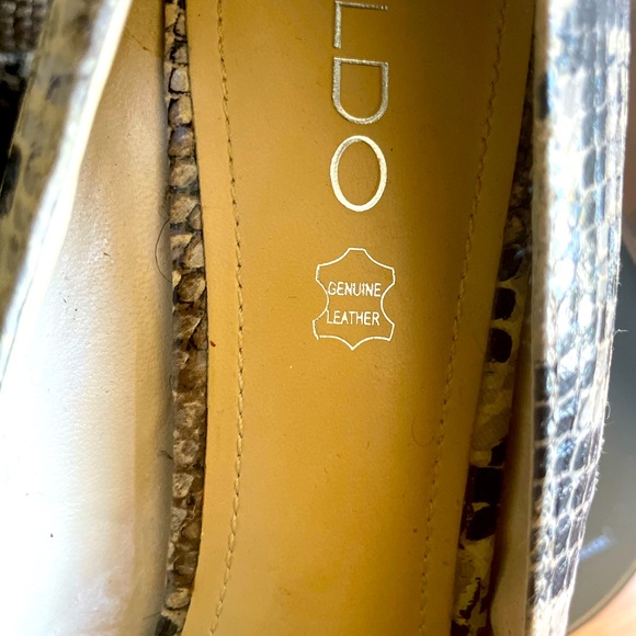 Aldo snake skin 6 inch stiletto - Picture 2 of 11